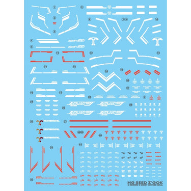 G-Rework CD-H260 Premium Decal for HG Seed Z`Gok
